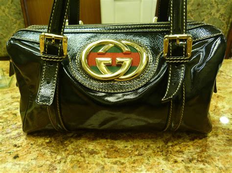 authentic black Gucci purse